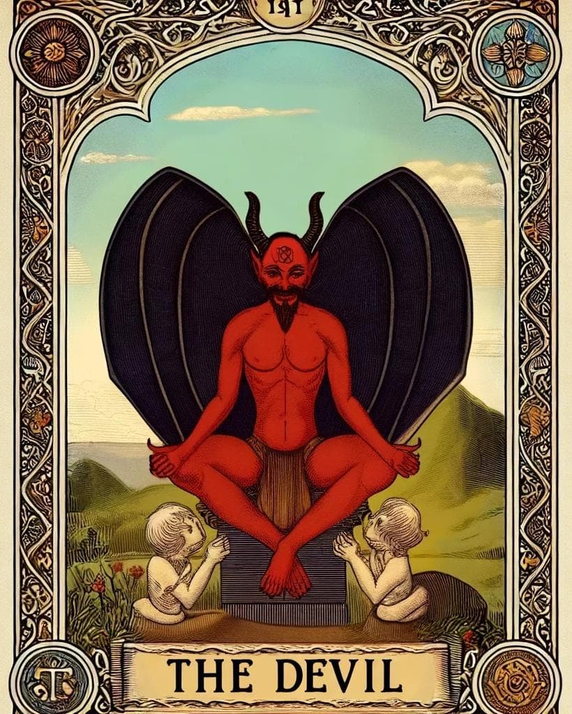 악마(The Devil) 타로 카드